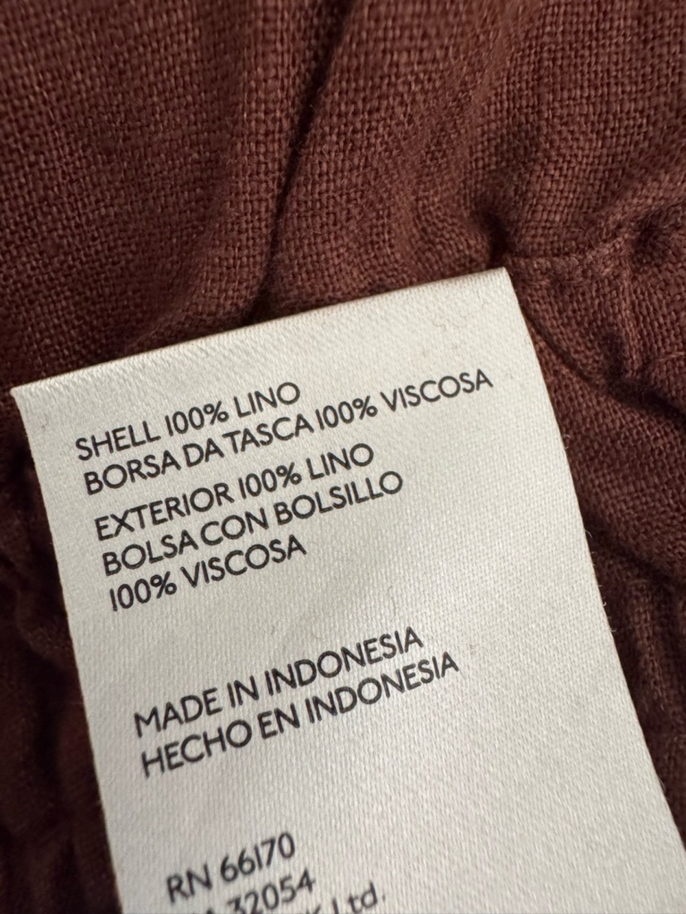 Anthropologie The Somerset Linen Blend Pull-On Wide-Leg Pants - Picture 10 of 10